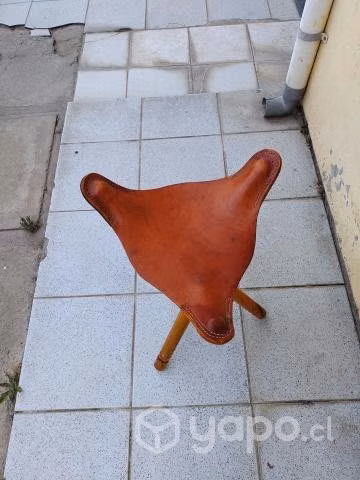 Piso artesanal de madera y cuero