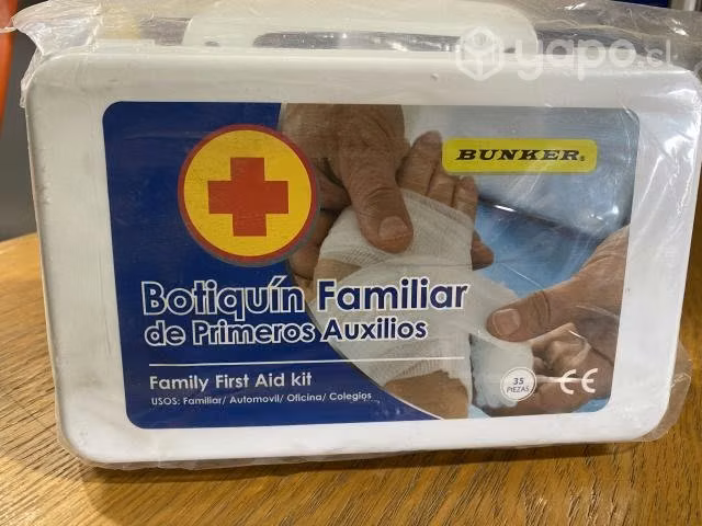 Botiquin Primeros Auxilios 10 personas/ 35 piezas