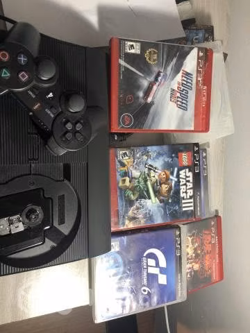 Play Station 3, 1 control,con 6 juegos funcionando