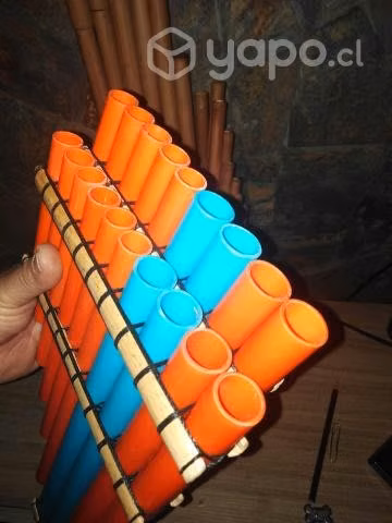 zampoñas de PVC bien afinadas.
