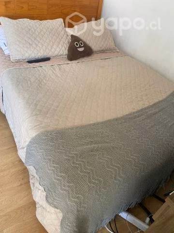 Cama cic dos plazas + velador - Imagen 3