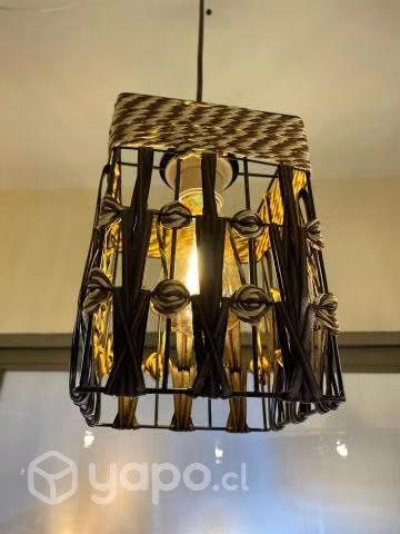 💡lámparas de ratán