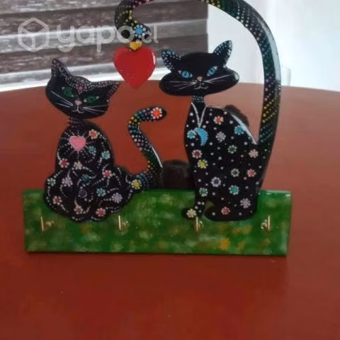 Colgantes de gatitos familia todo echo a mano