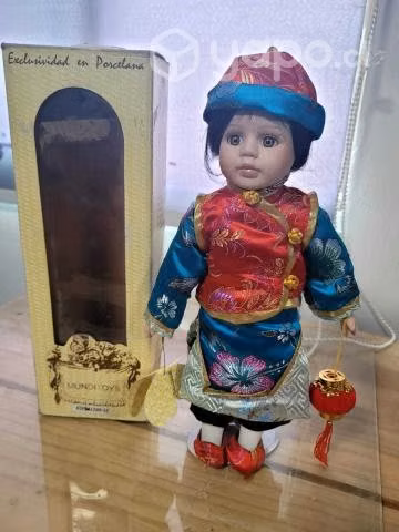 Muñeca de porcelana de colección-Munditoys-Aguila
