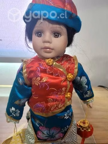 Muñeca de porcelana de colección-Munditoys-Aguila
