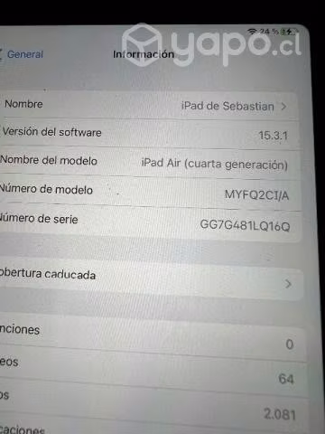 iPad Air cuarta generación - Imagen 2