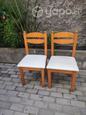 Dos sillas madera - Imagen 3
