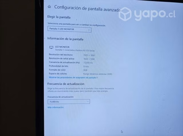Monitor 1080 75hz