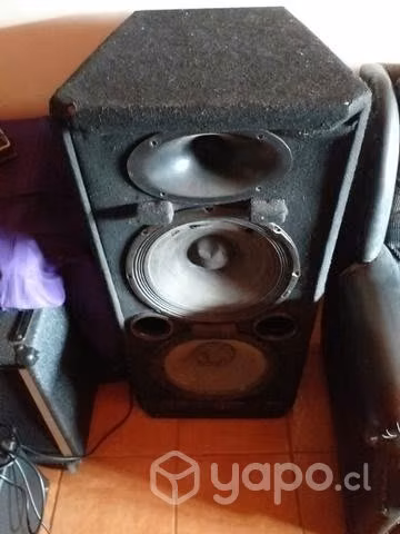 Caja acustica con 2 parlantes