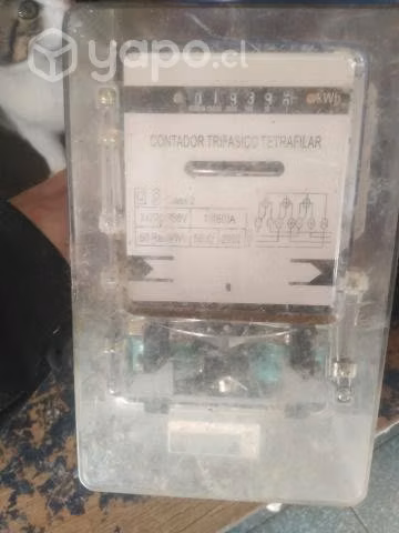 Contador trifasico tetrafilar europeo