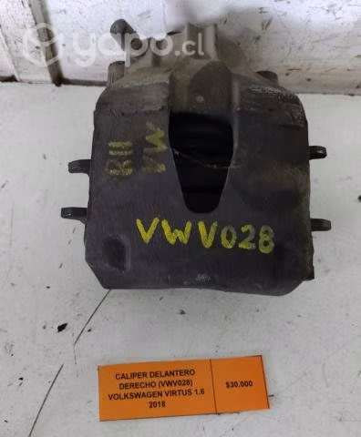 Caliper Delantero Derecho (VWV028) Volkswagen Virt