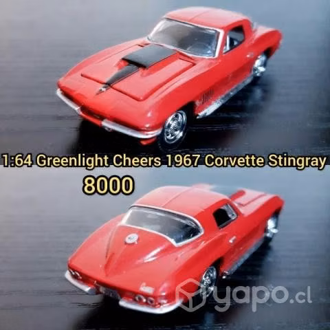 1:64 Diecast Greenlight 1967 Corvette Stingray