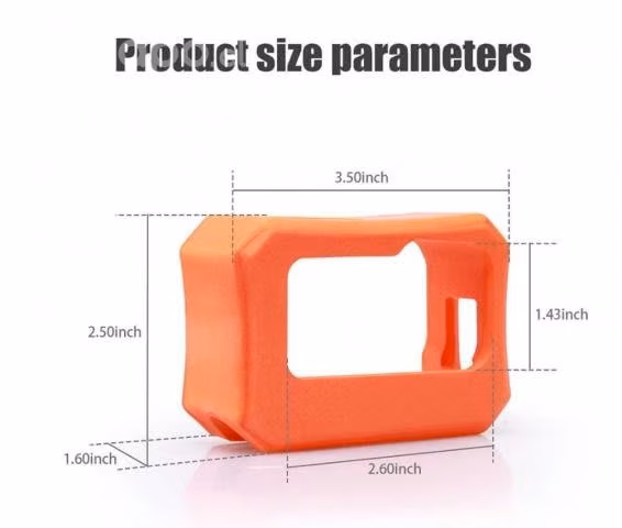 Funda Flotante Protectora Naranja para Gopro 9/10 - Imagen 4