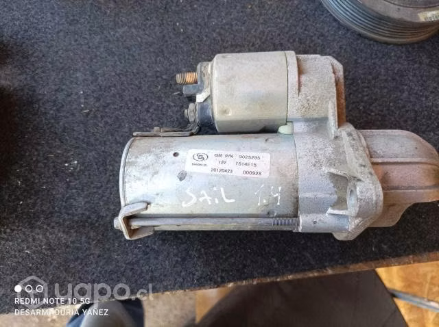 Motor de arranque de chevrolet sail 2015