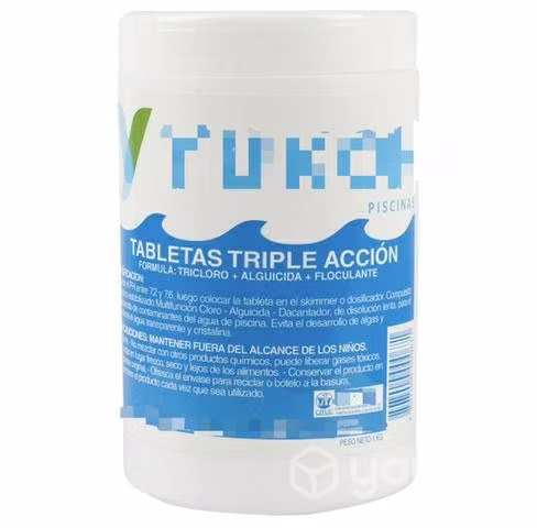 Cloro En Tabletas Triple Acción 1 Kg