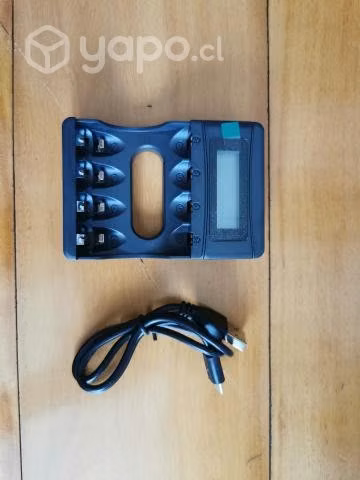 Cargador de pilas recargables aa y aaa