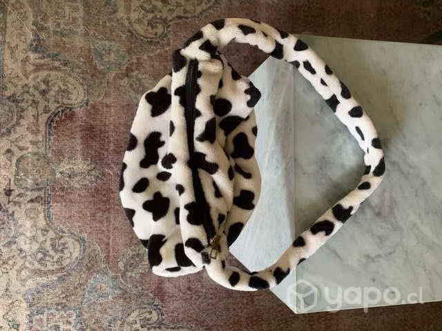 Bolso suave con estampado de vaca - Imagen 2