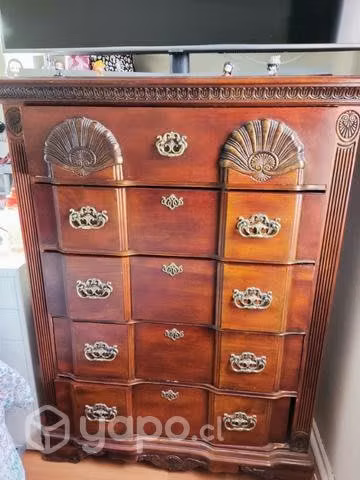 Mueble de madera 5 cajones