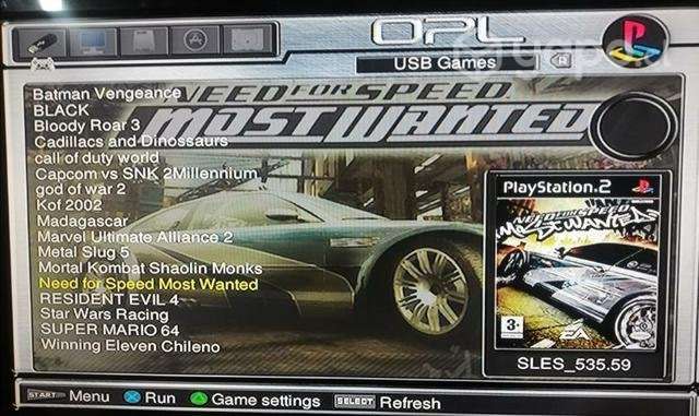 Ps2 usb opl nuevo full juegos