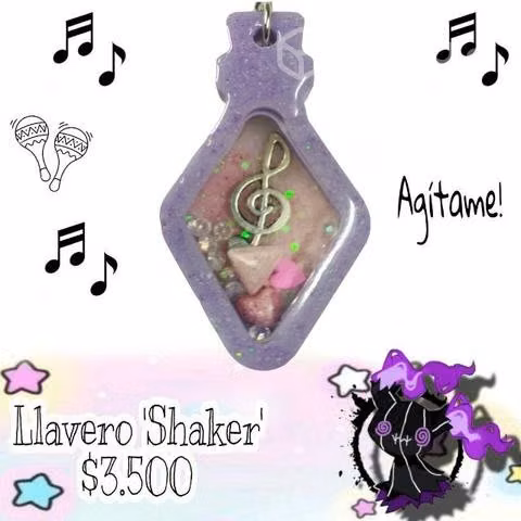 Llavero 'shaker' interactivo poción de Resina