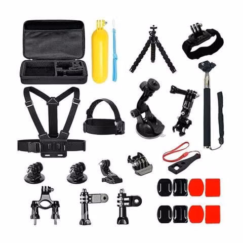 Kit 28 Accesorios Camara Deportiva Gopro con Estuc