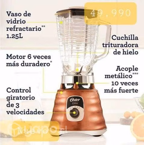 Licuadora y parrilla eléctrica