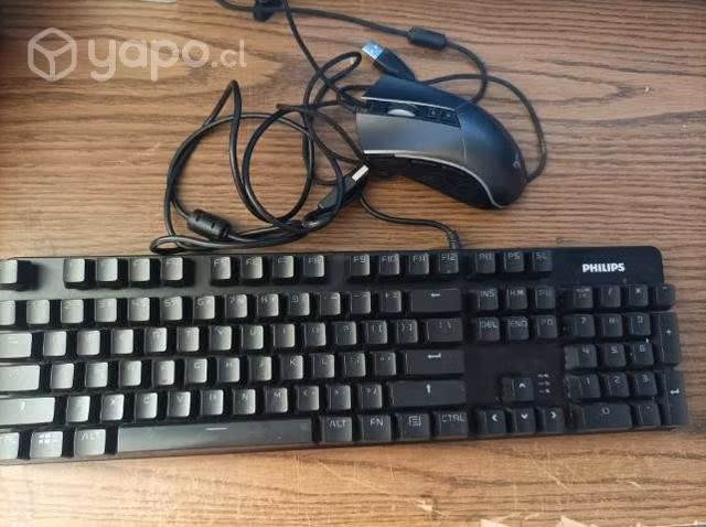 Teclado y mouse gamer