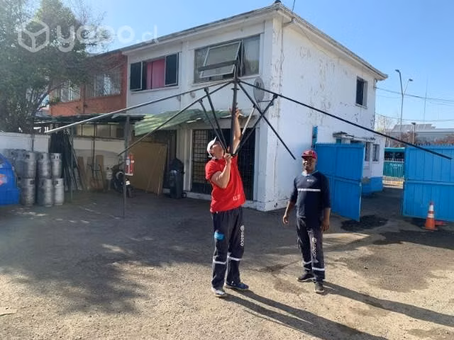 Estructuras para tapa sol tipo sombrillas 2 metros
