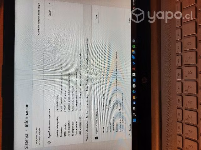 Notebook HP Intel i3-1005G1 Décima generación - Imagen 3