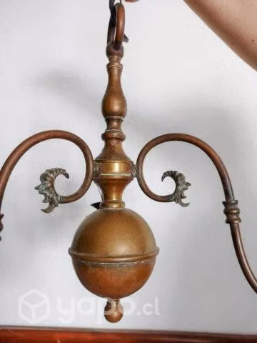 Lámpara bronce holandesa - Imagen 3