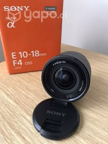 Objetivo sony E 10-18 MM F4 OSS