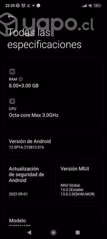 XIAOMI 11T . Liberado en exelentes condiciones