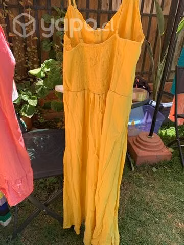 Vestido amarillo hermoso - Imagen 3