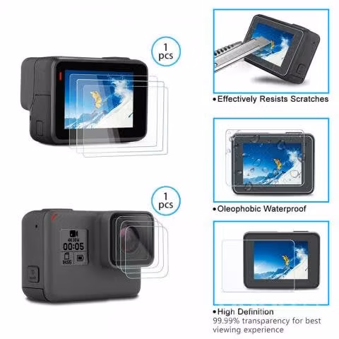 Kit Protección para Gopro Hero 5 6 7 Black
