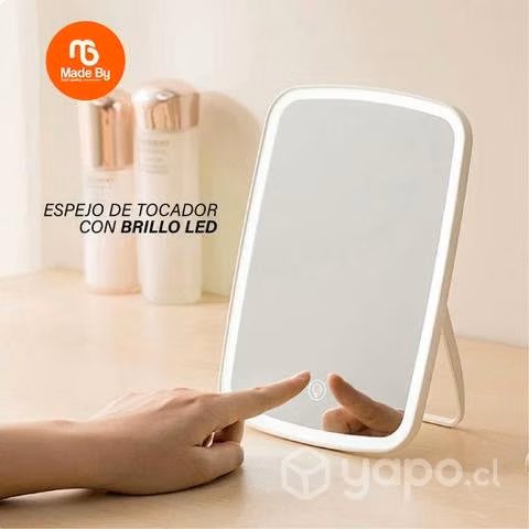 Espejo con luz LED tactil para maquillaje - Imagen 2