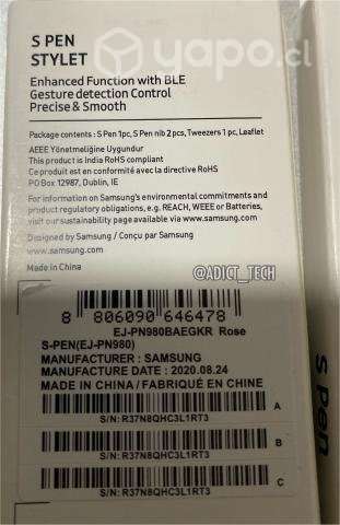 Lapiz S Pen note 20 y note 20 ultra - Imagen 2