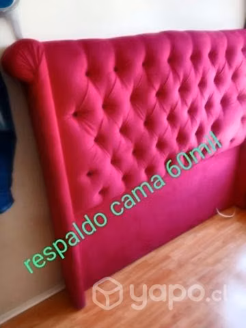 Respaldo cama 2 plazas