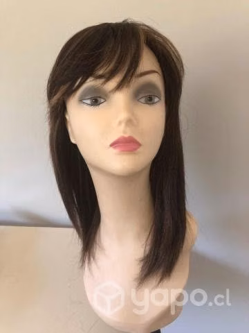 Pelucas en cabello 100% natural y sintético