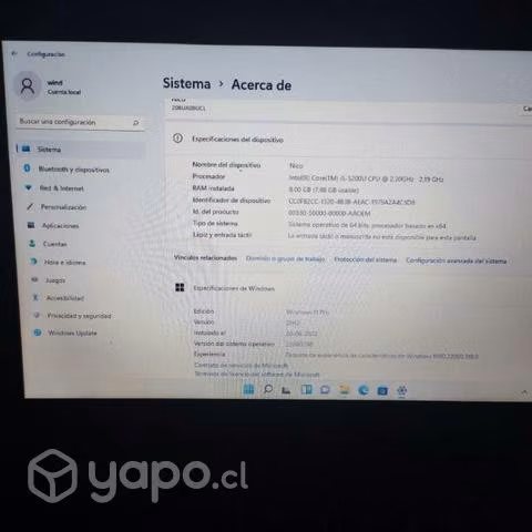 Notebook en buenas condiciones