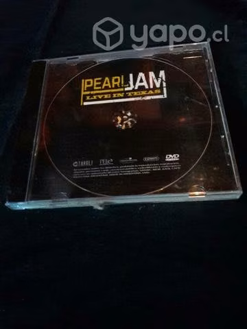 Pearl Jam Live in texas en dvd (con detalle)