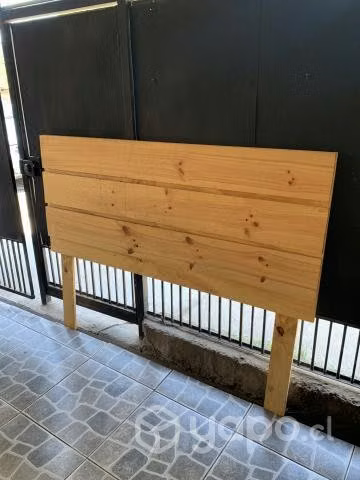 Cama + respaldo artesanal