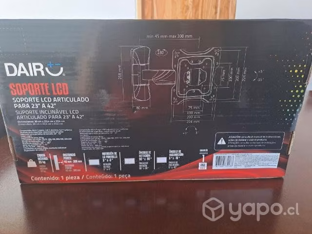 Soporte LCD articulado para 23" a 42"