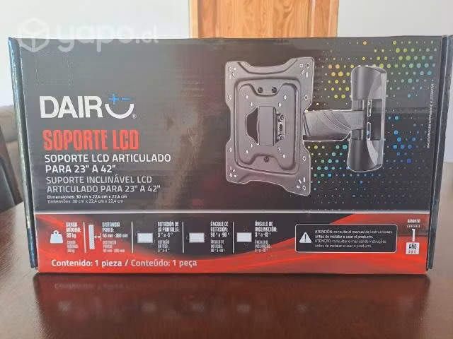 Soporte LCD articulado para 23" a 42"