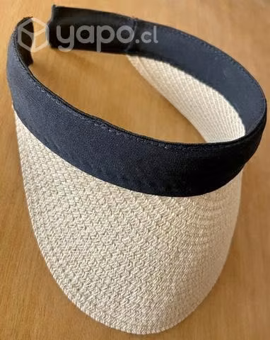 Elegante visera sombrero