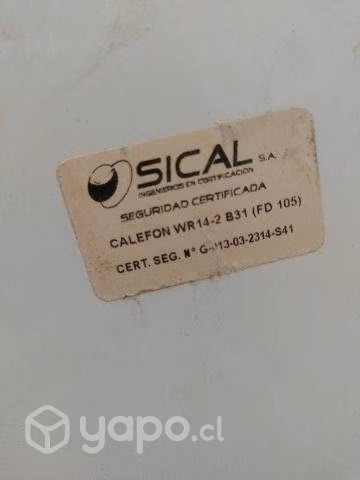 Se Calefón Junkers WR 14-2 B31 - Imagen 2