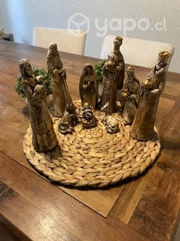 Pesebre 9 piezas, 20cm - Imagen 2
