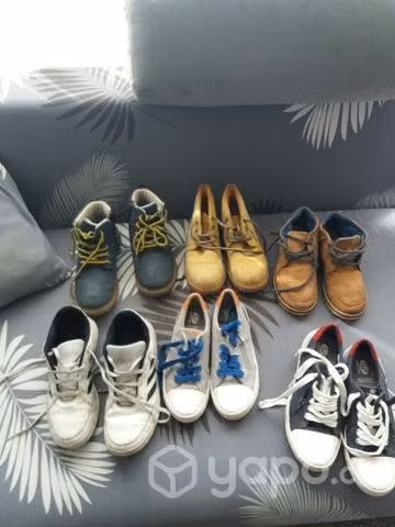 Zapato niño diferentes tallas