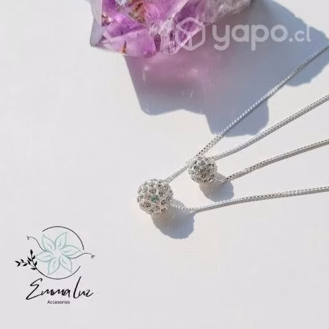 Collar Plata 925 Doble Strass - Imagen 2