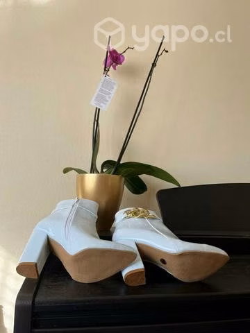 Botín blanco NUEVO talla 36 - Imagen 2