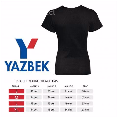 Poleras para estampar Yazbek